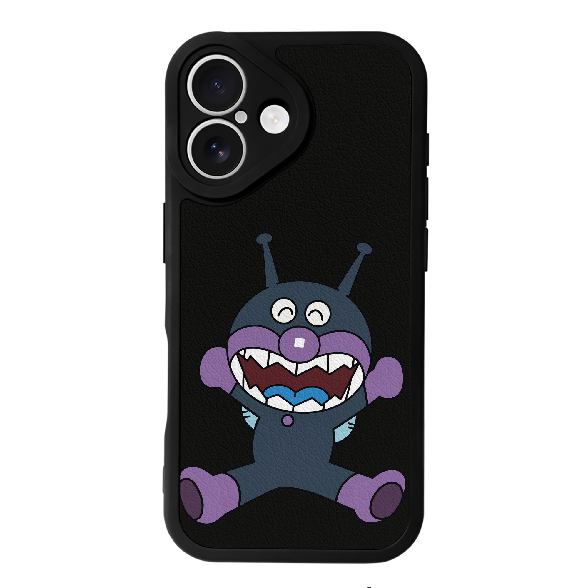 （画像用） アンパンマン Anpanman 【iPhone 16シリーズ対応】シリコンスマホケース（レザー調） 材質：シリコン
